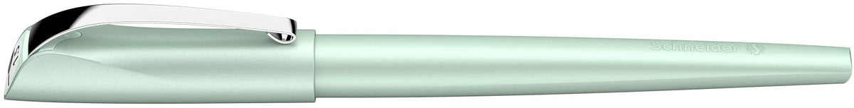 Schneider Callissima Calligraphy Fountain Pen, 1.5 mm, Refillable, Metallic Mint Barrel, Bermuda