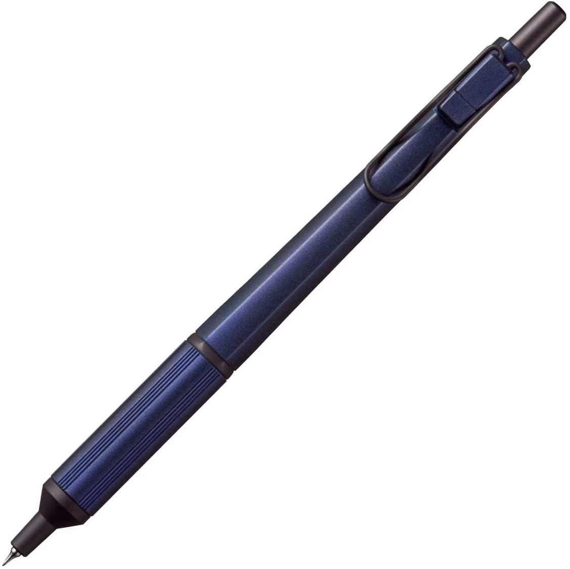 ACEPORTE Uni Jetstream EDGE 0.28mm Oil-based Ballpoint Pen Navy Body + 10 Black Refills, Sticky