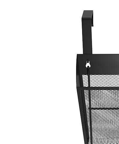 TRU RED Mesh Letter Wall File, 1-Pocket Hanging Organizer, Black, 2-Pk