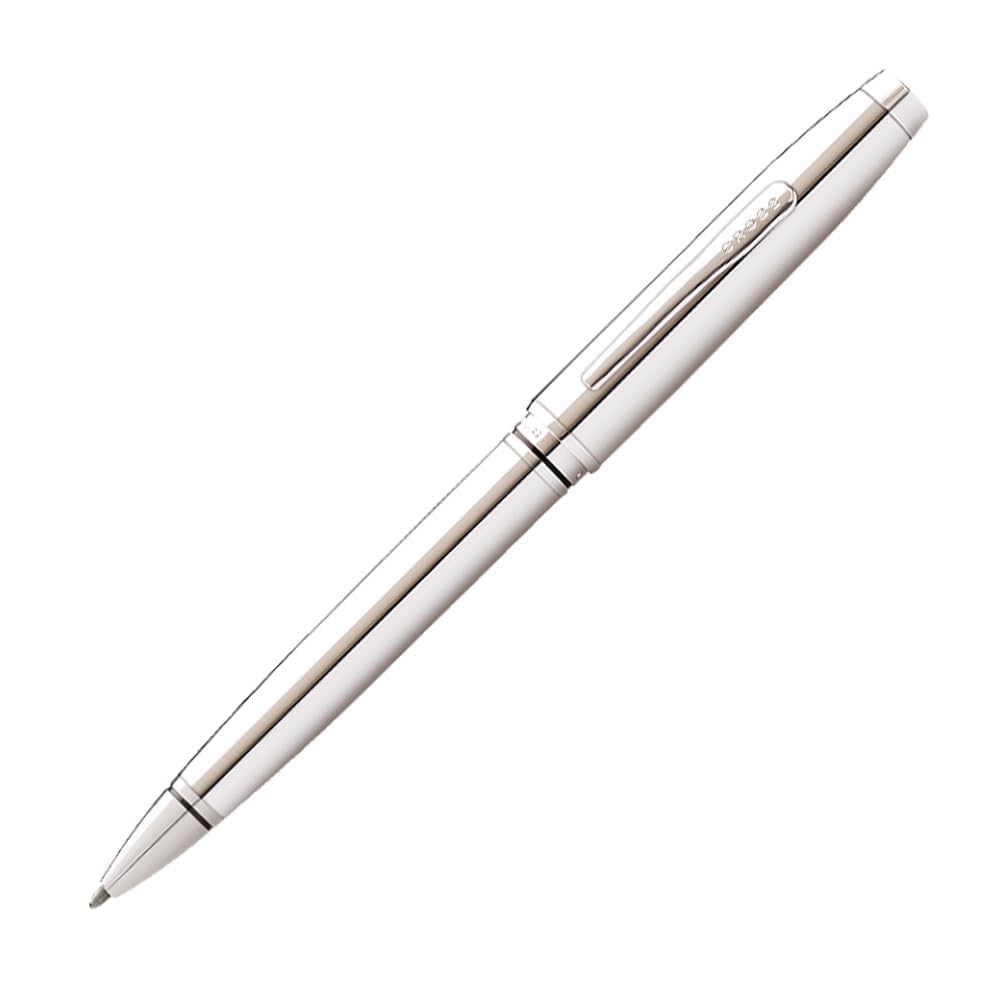 Cross Coventry Polished Chrome Ballpoint Pen, Medium Point, Black Ink