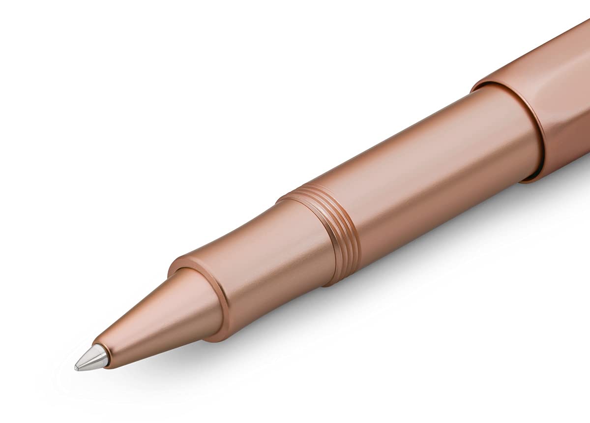 Kaweco AL SPORT Rollerball Rosé Gold I Gel/Ballpoint Pen Including 0.7 mm Rollerball Pen Refill in