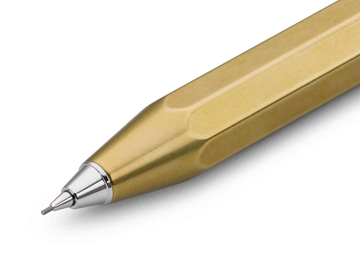 Kaweco BRSP-BR Mechanical Pencil, Brass, Sports, 0.03 inch (0.7 mm)