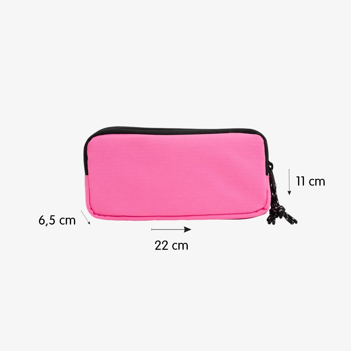 Milan Pencil Case 3 Zippers Sunset, Pink ®