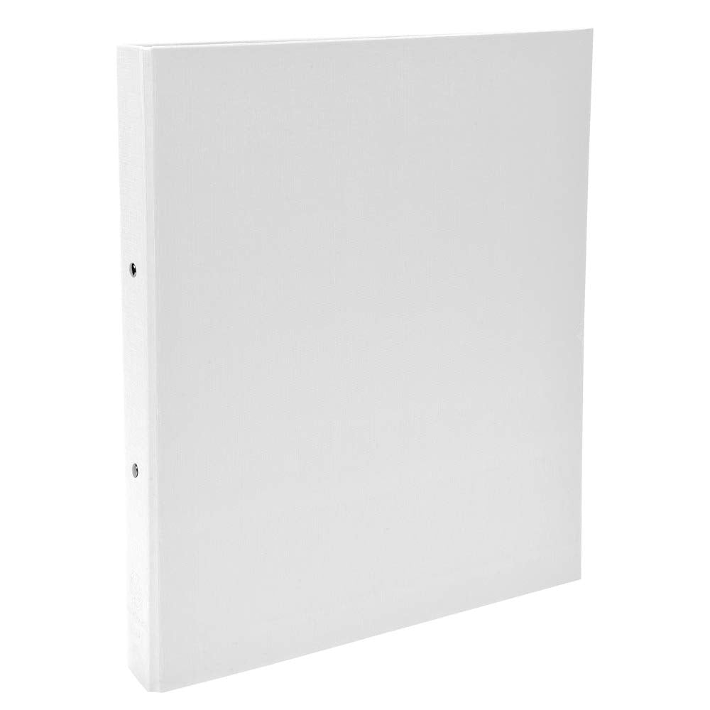 Exacompta A4 PP Covered Ring Binder, 2 Rings, 40 mm Spine, White