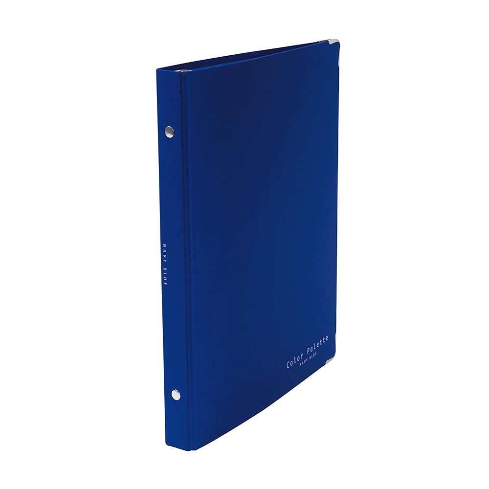 Kokuyo Color Palette Metal Round Ring Binder, B5-S, 26 Holes, Up to 100 Sheets, 5 Colorful Tab