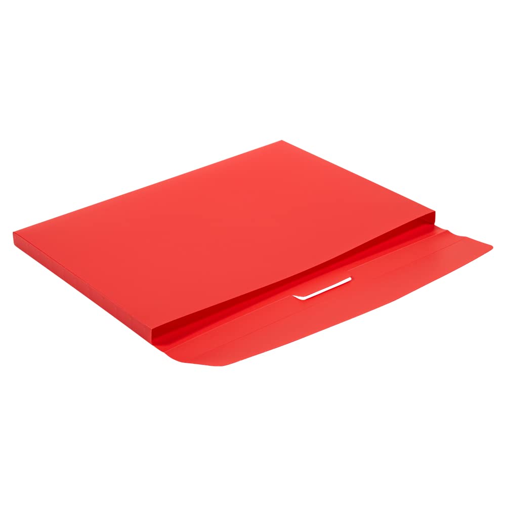JAM PAPER Storage Box with Colored Files - 12.5 x 9.5 3.5 - Box Sold Individually & 5 Files