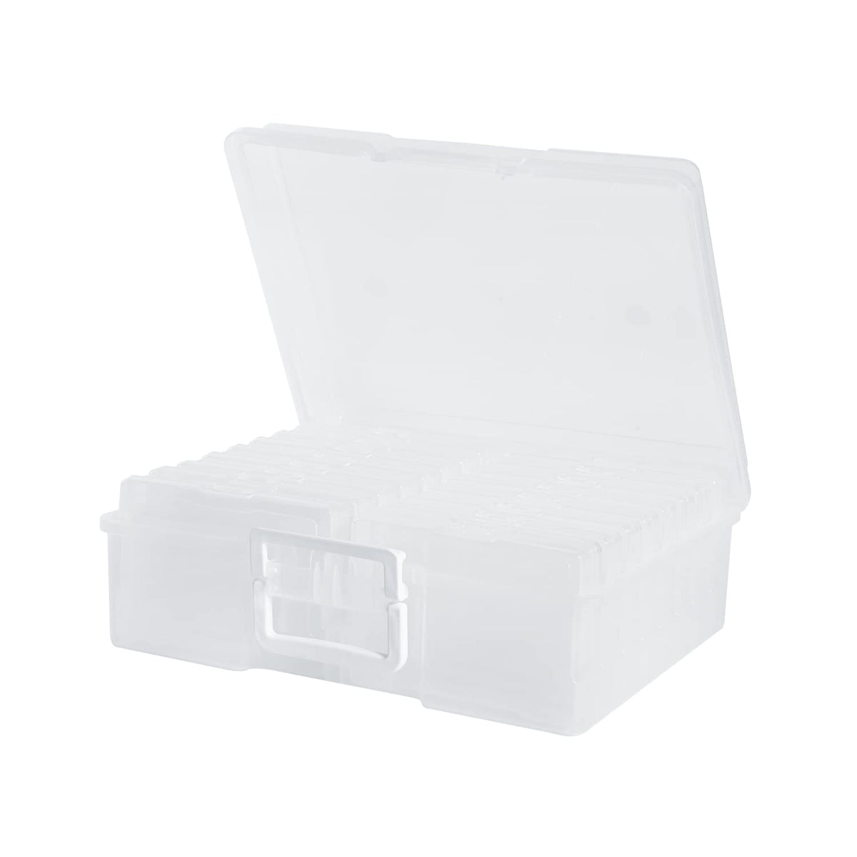 Naivees 4" x 6" Photo Storage Case with Handle, 16 Inner Photo Organizer Keeper, Extra Large