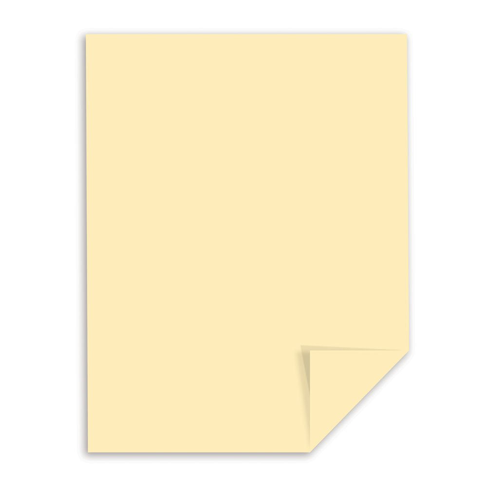 Neenah Wausau Exact Index Cardstock, 90 lb, 8.5 x 11 Inches, Pastel Ivory, 250 Sheets (49181)