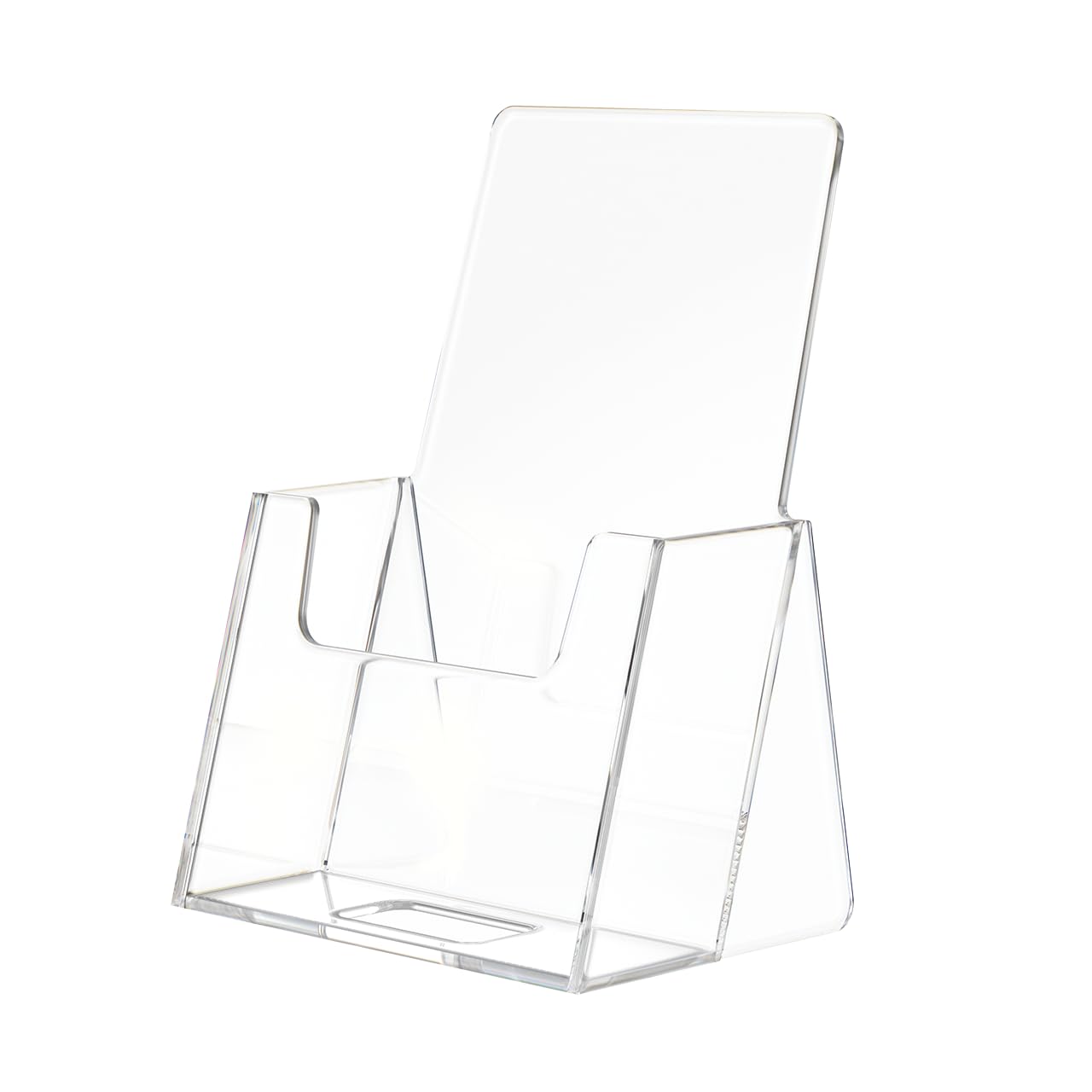 Marketing Holders Vertical Business Cards Holder for 2" x 3.5" Contact Card Stand Countertop Space