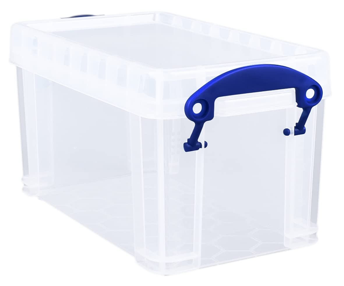 Really Useful Plastic Storage Box 2.1 Litre Clear