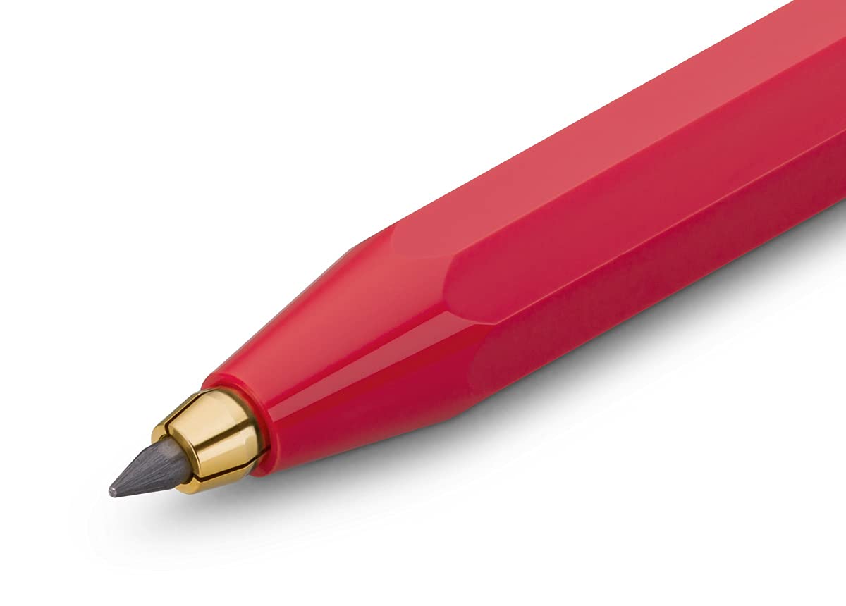 Kaweco CLASSIC SPORT Clutch Pencil Red 3.2 mm 5B I Mechanical Lead Pencil Classic Design 10.5 cm I