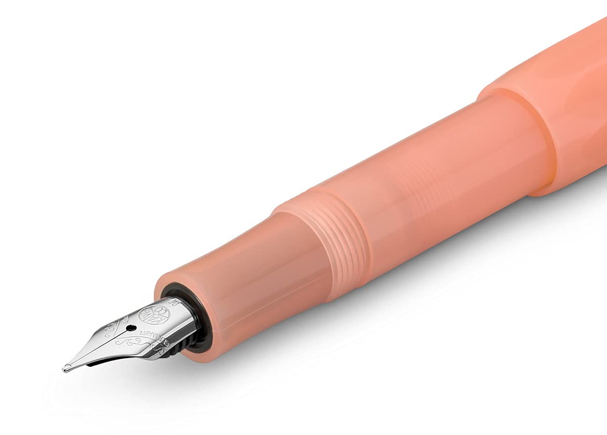 Kaweco Frosted Sport Fountain Pen - Soft Mandarin, Extra-Broad
