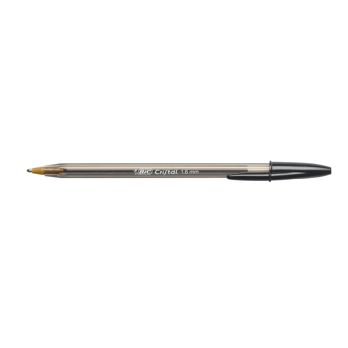 Bic Cristal Bold, 1.6 mm Ball Pen, Black - Pack of 48 (MSBP241-BKx2)