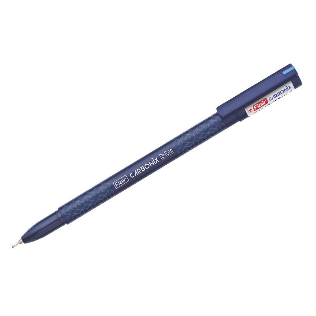 FLAIR Carbonix Blu Ball Pen Wallet Pack | 0.7 mm Tip Size | Low-Viscosity Ink With Double Writing