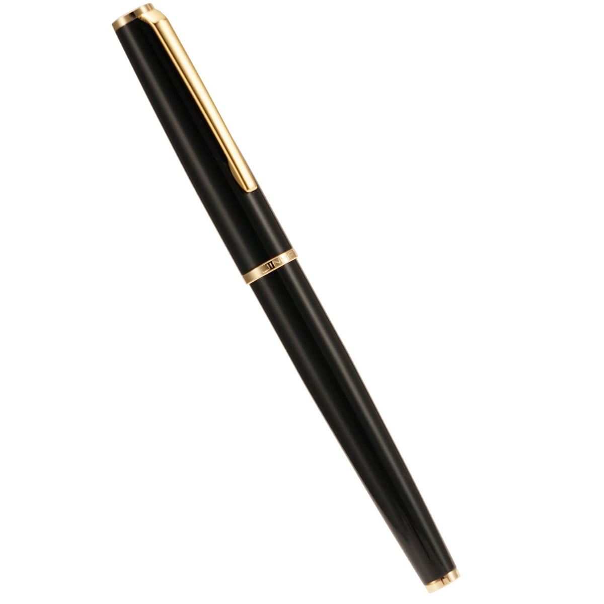 Jinhao 95 Metal Fountain Pen Extra Fine Nib, Vivid Black with Golden Clip Writing Pen