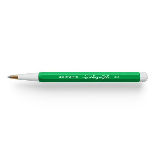 LEUCHTTURM1917 372219 Twist Pen No. 1, Brass, Aluminum, Gel Pen with Black Ink, Design