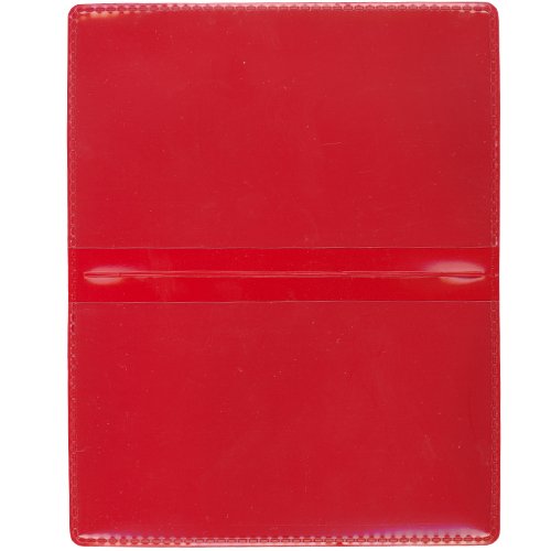 StoreSMART Red Folding Business Card Holders - 25 Pack - Polypropylene Plastic (RPP2915R25)