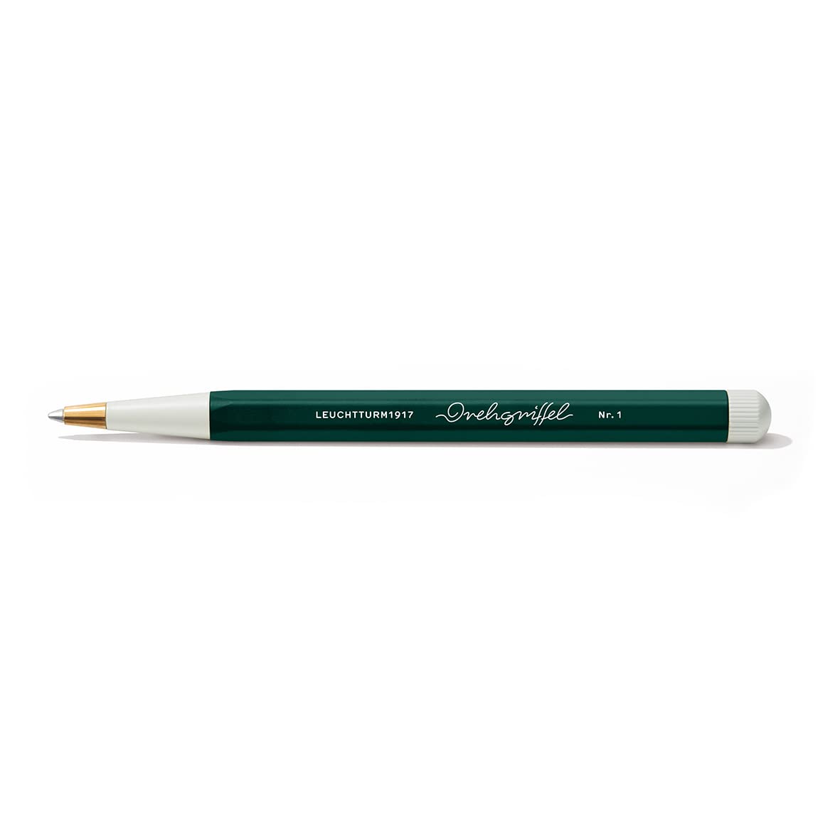 LEUCHTTURM1917 - Drehgriffel Writing Pen (Forest Green) - Gel Pen with Black Ink Included