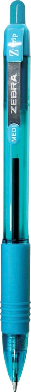 Zebra Pen Z-Grip Retractable Ballpoint Pens, Medium Point 1.0 mm, Assorted Colors, Pack of 40