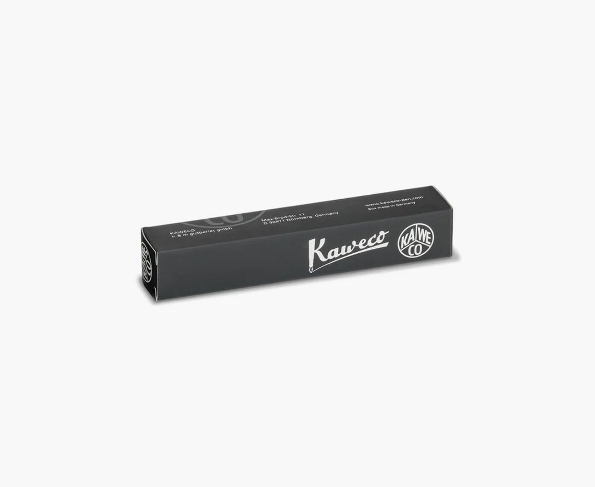 Kaweco Sport Classic Fountain Pen Navy Blue, Fine Nib Sport Octagonal Clip Gold