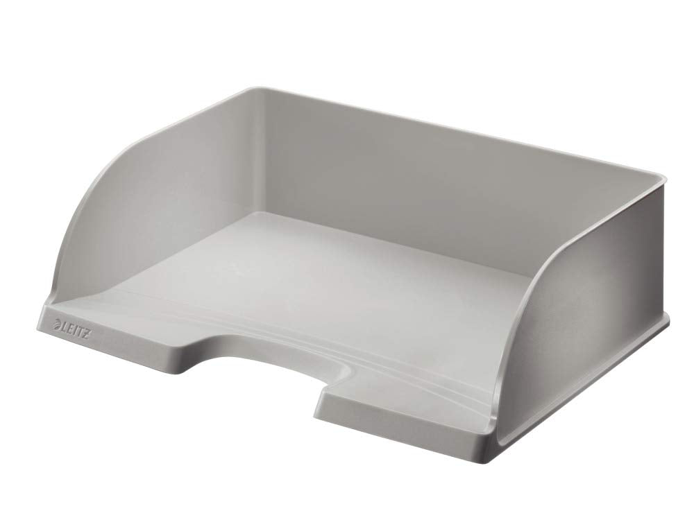 Leitz 52190085 Jumbo Plus Letter Tray A4 Landscape Grey Extra High Polystyrene