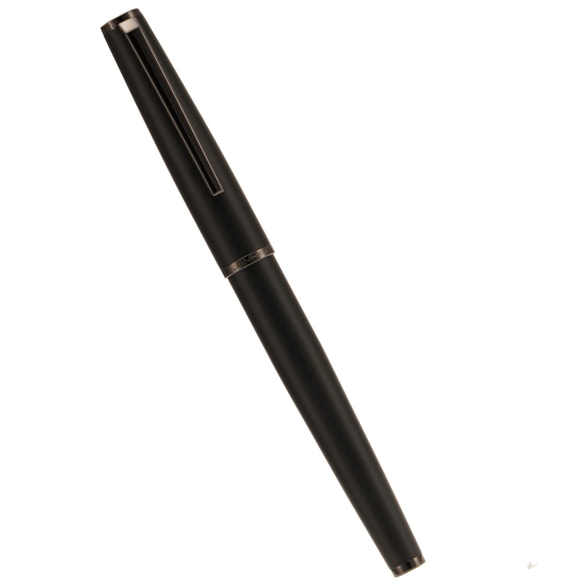 Jinhao 95 Metal Fountain Pen Titanium Black Fine Nib, Matte Black Writing Pen