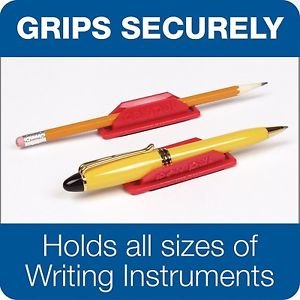 10 Pack Pen Pal Pen Holders, Black Only, Self Adhesive and Removeable