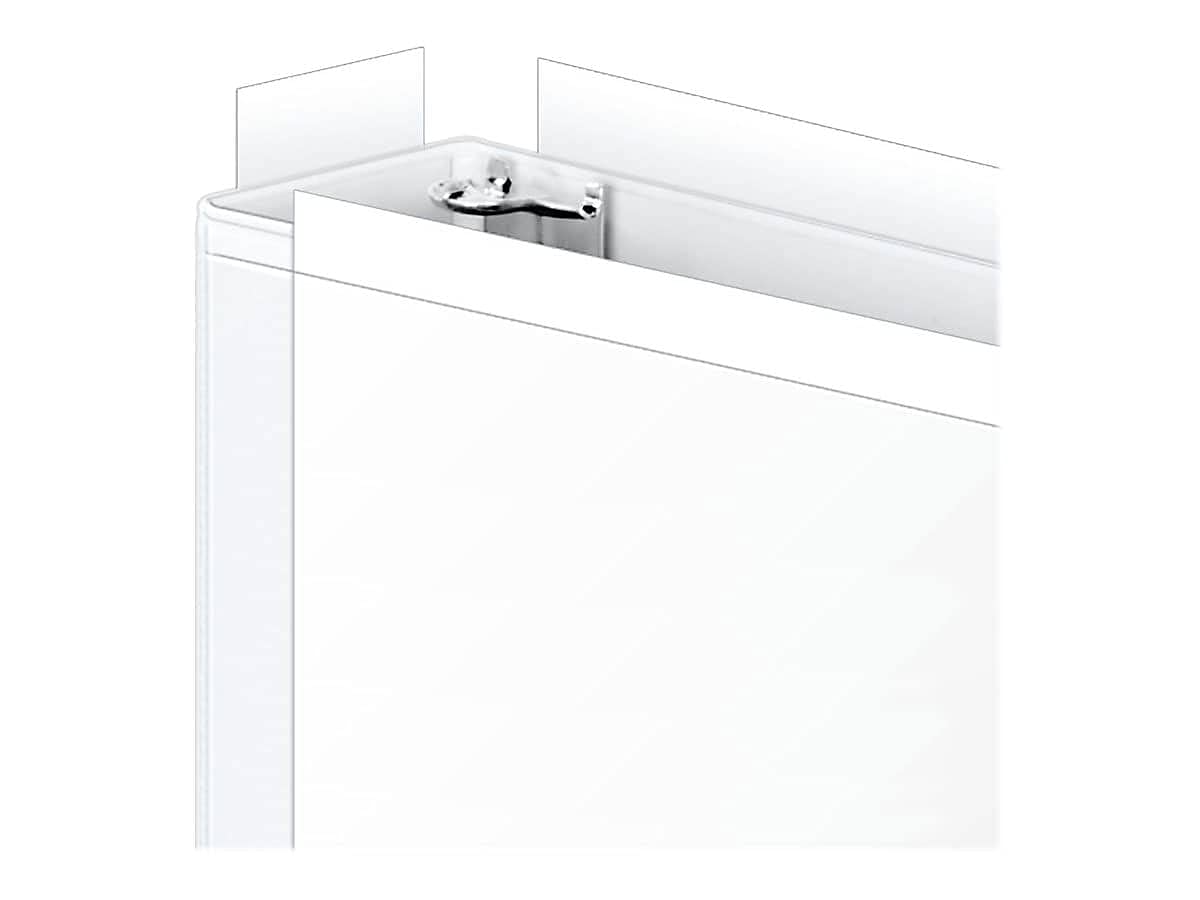 Cardinal 11-Inch x 17-Inch ClearVue Slant-D Ring Binder, 1.5-Inch, White (22122)