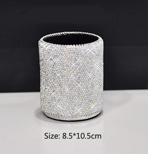 Bestbling crystal Pencil Pen Pot Holder Box Bling Rhinestone Pen organizer Holder Cosmetic Pen