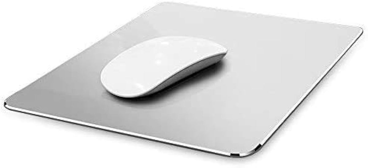 Vaydeer Hard Metal Aluminum Mouse Pad Clear Modern Smooth Magic Ultra Thin Double Side Design Mouse