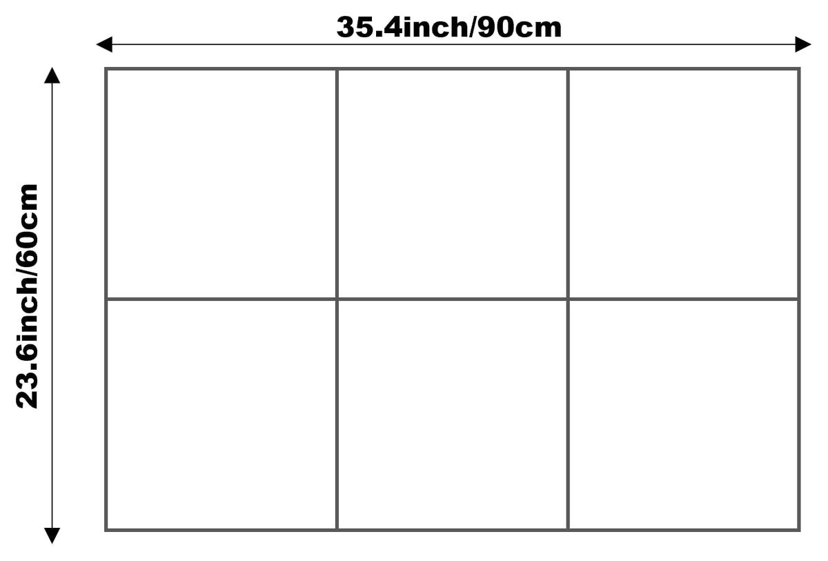 DECORITA Cork Board 24 x36 Alternative - 6 Pack Felt Wall Tiles with Safe Removable Adhesive Tabs
