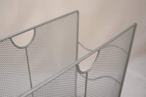 Zeller 17718 Mesh Newspaper Rack 39 x 17.5 x 27 cm
