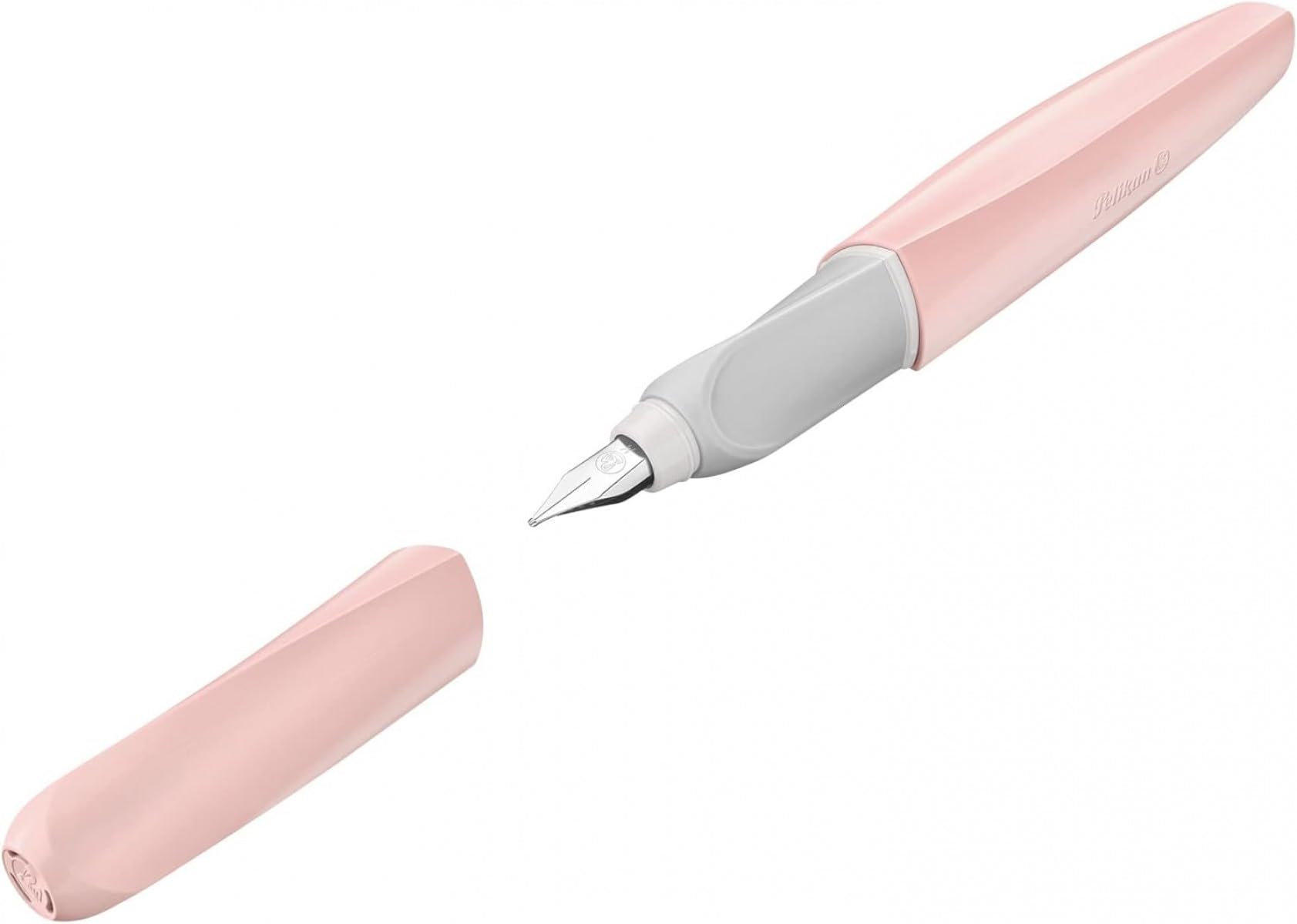 Pelikan Twist eco Fountain Pen Stainless Steel Nib M Line Width Includes Ink Cartridge Pink