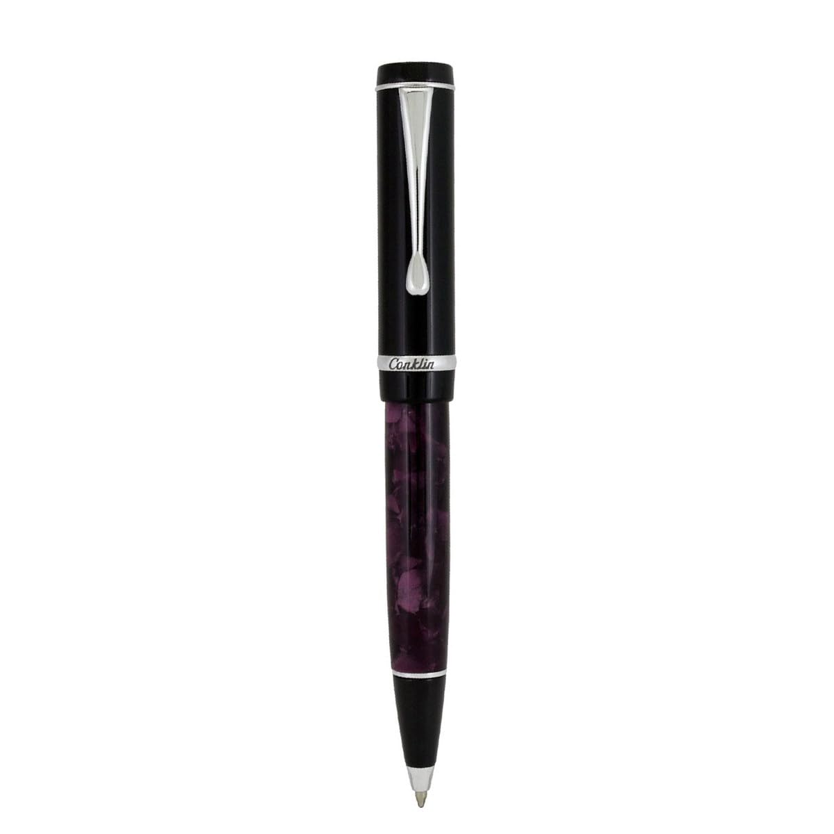 Conklin Duragraph Ballpoint Pen in Purple Nights – Luxury Pen with Smooth Writing Experience, Great
