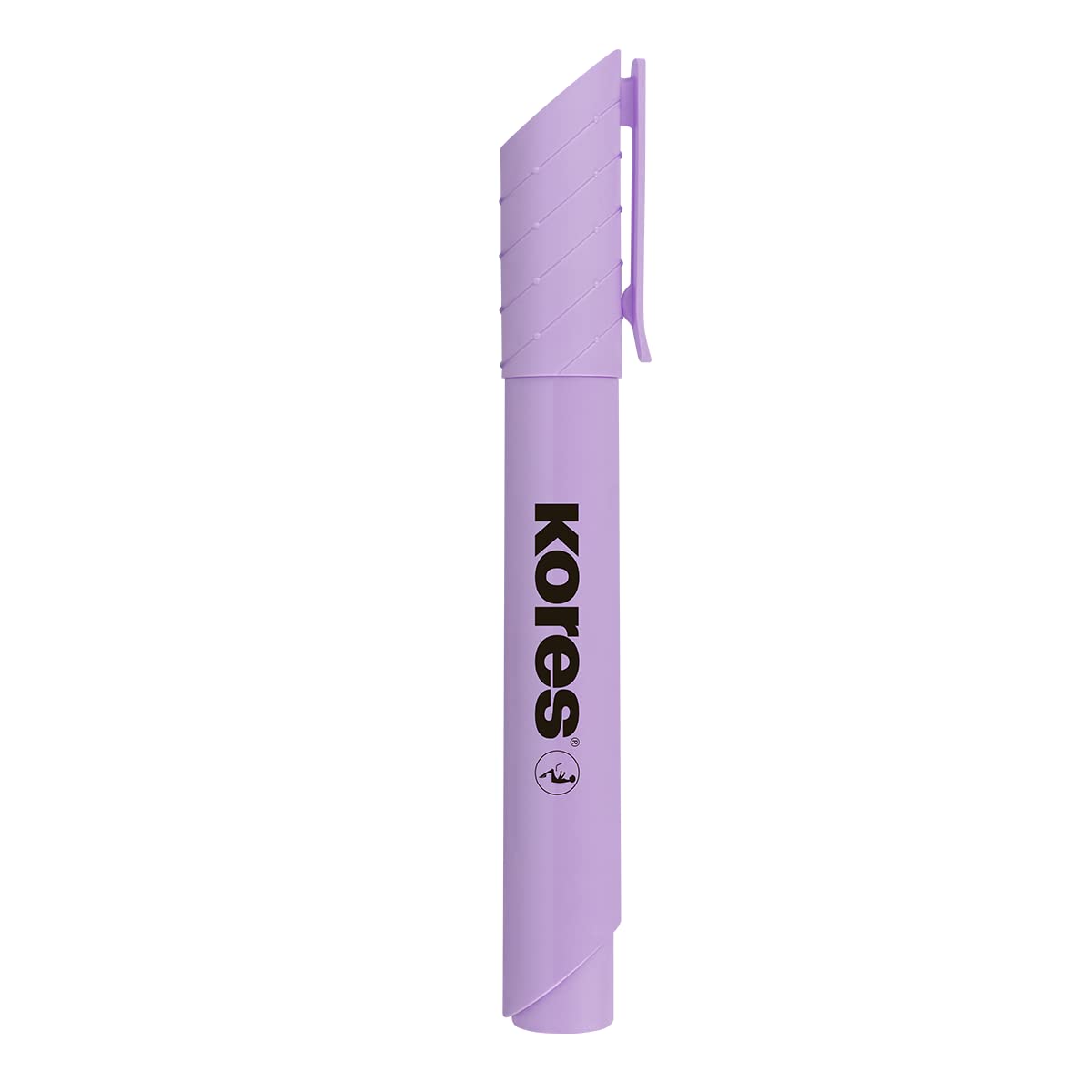 Kores - High Liner Plus: Pastel Lilac Highlighter Pens, Chisel Tip and Water-based Ink, School and