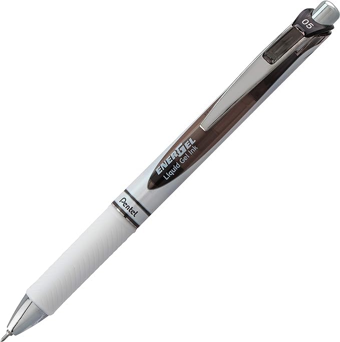 Pentel Energel Pearl Liquid Gel Ink Pens 0.5 mm Needle Tip - Fine Point Energel 0.5 mm pens - Pack