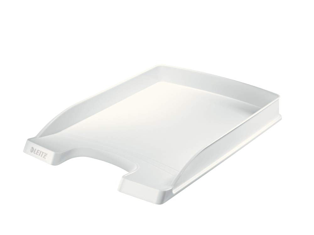 LEITZ Plus Letter Tray Polystyrene Slim A4 White Pack of 1