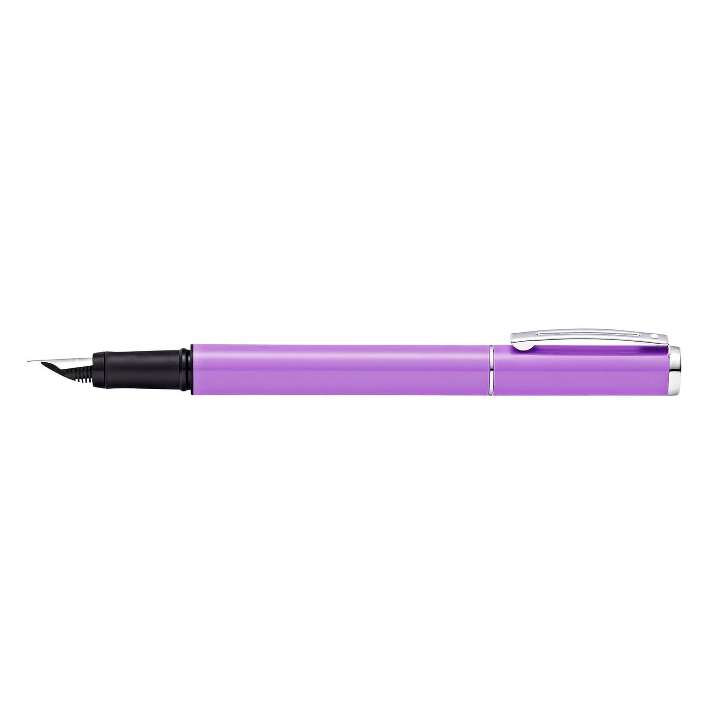 Sheaffer Pop Glossy Lilac Fountain Pen with Chrome Trim and Medium Nib