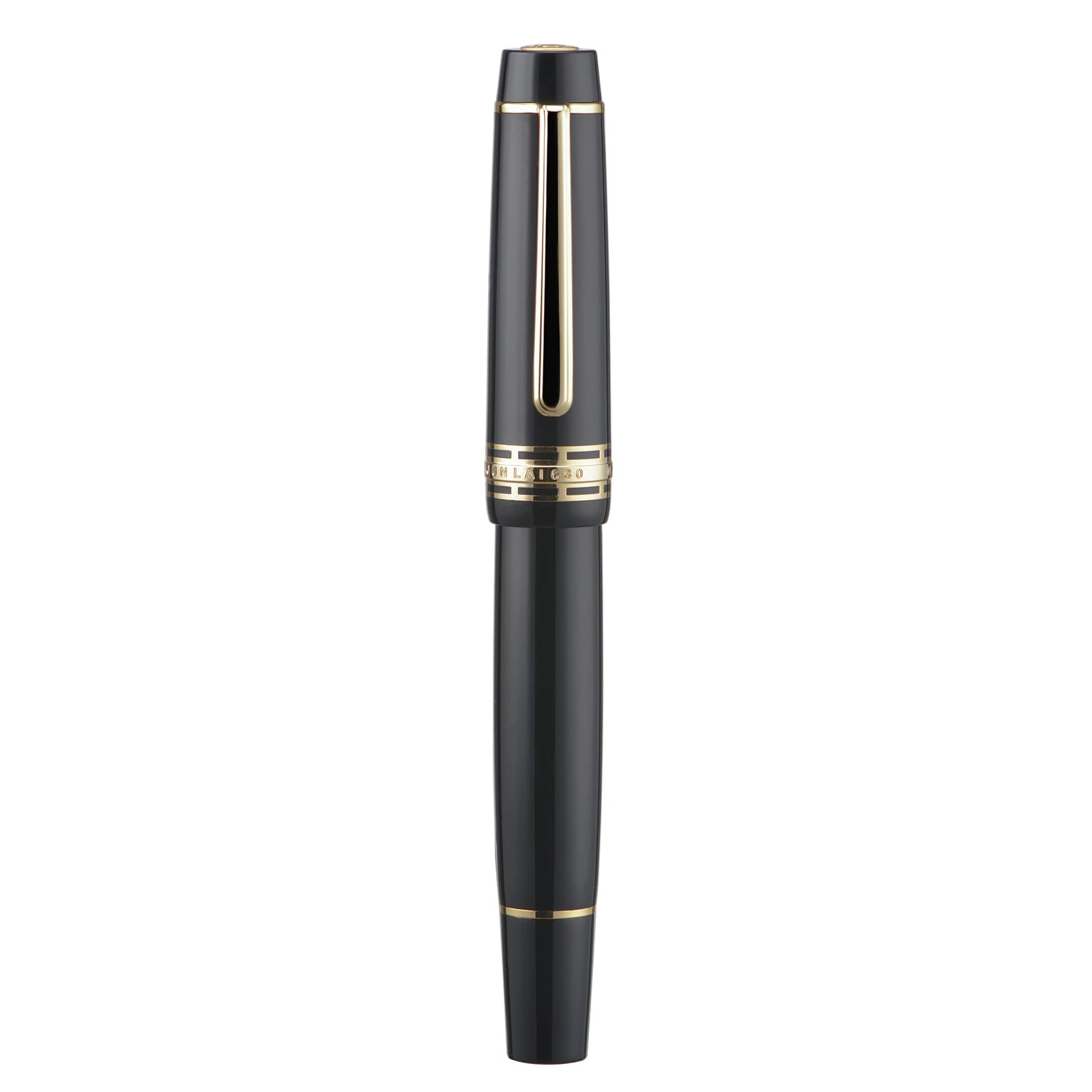 Wikult Yongsheng Junlai 630 Acrylic Fountain Pen, Size 8 Medium Nib with Piston Filling System
