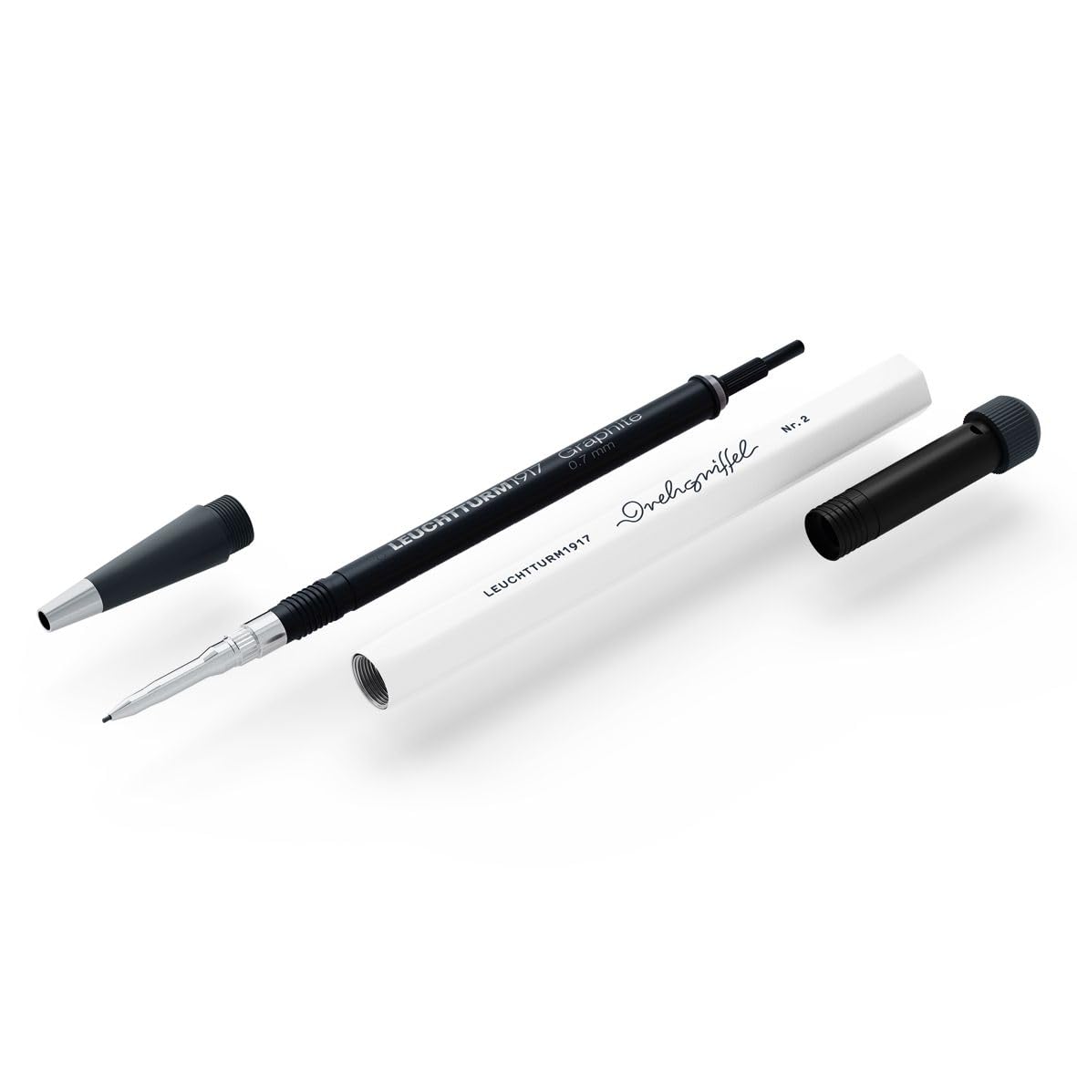 LEUCHTTURM1917 - Drehgriffel Mechanical Pencil - Refillable Writing Stylus with 0.7 mm HB Graphite