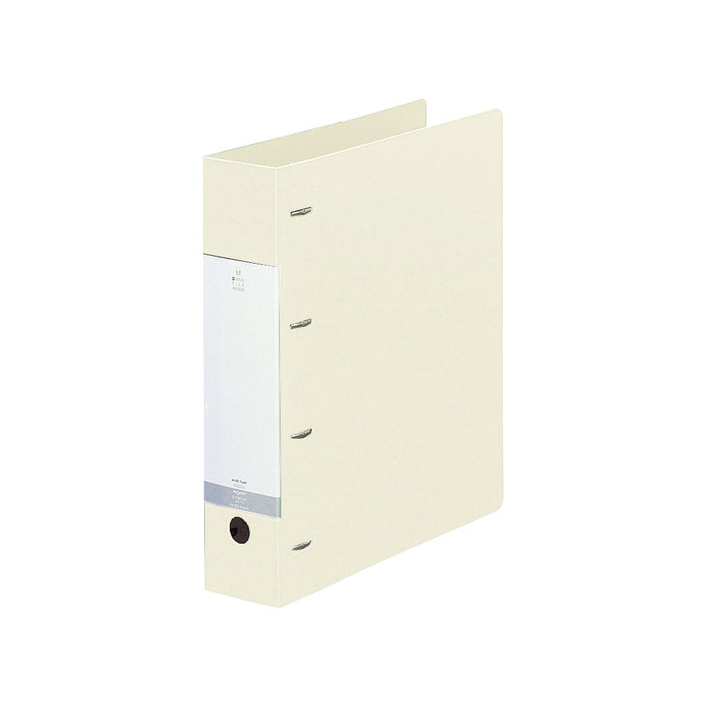 LIHITLAB D-Shaped Ring File A4 4 Holes G1280