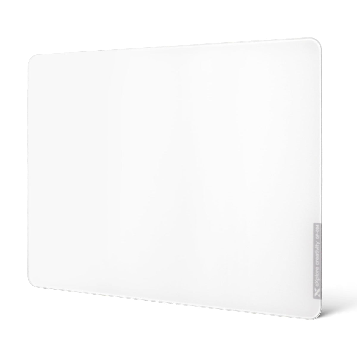 XVX White Glass Mouse Pad 4.0, Hard Mousepad for Gaming,Ultra-Smooth Micro-Etched Surface with