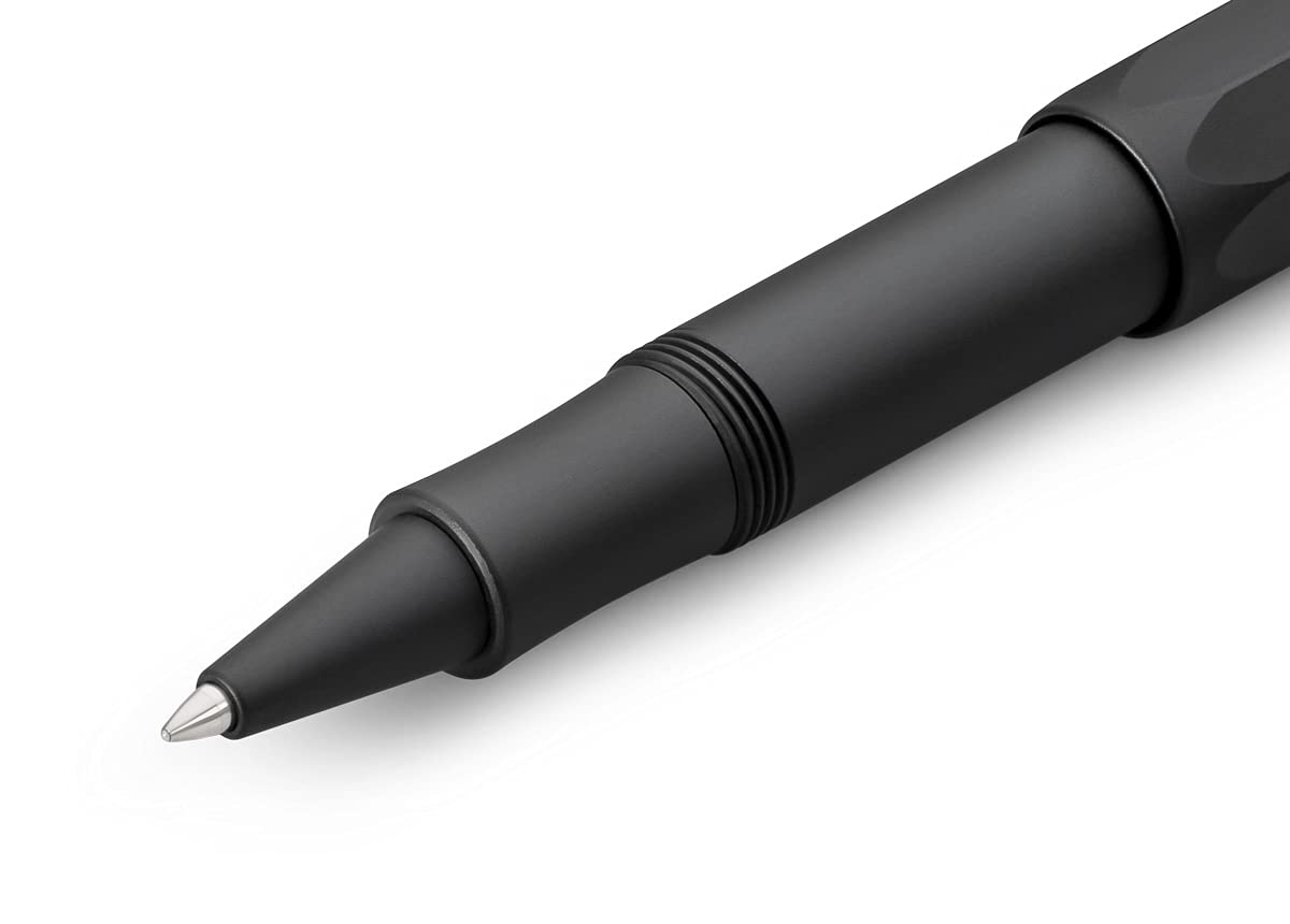 Kaweco AL SPORT Rollerball Black I Gel/Ballpoint Pen Including 0.7 mm Rollerball Pen Refill in