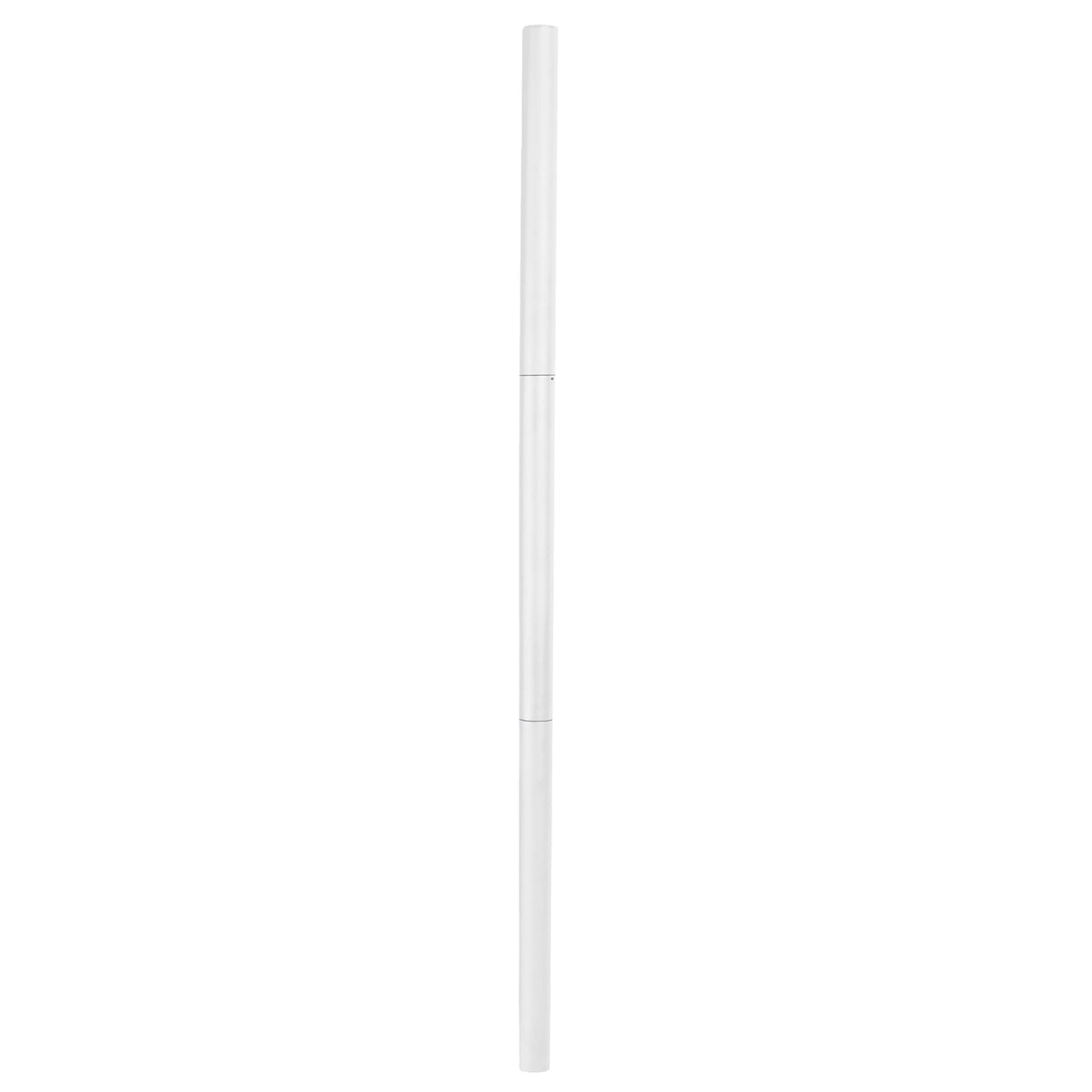 VIVO White Steel Extra Tall 3 Section Monitor Stand Pole 39 inches, Sturdy Center Pole for Monitor
