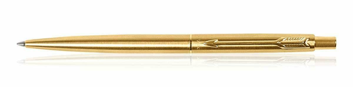 Parker Classic Gold GT Ball Pen, Black Ink, Medium Point, Gold Plated Body