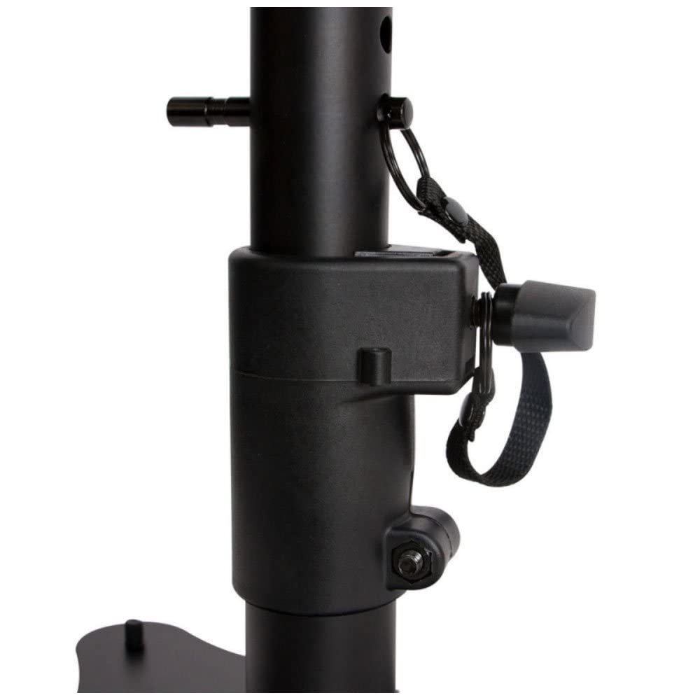 On-Stage SMS4500-P Clamp-On Studio Monitor Speaker Stands: Height-Adjustable (9"-12.5"), Locking