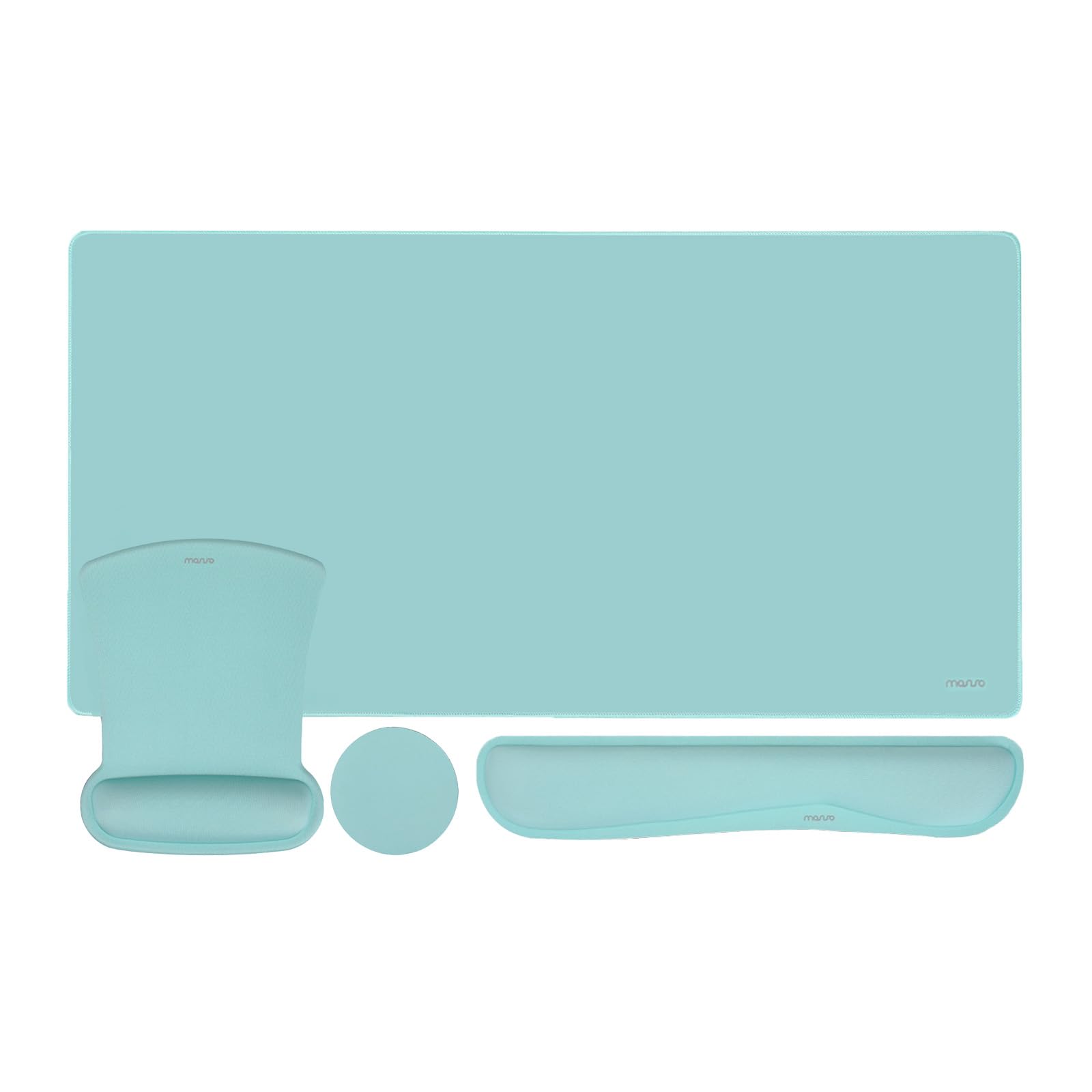 MOSISO Keyboard Mouse Pad Set, Large Gaming Mousepad&Keyboard Wrist Rest