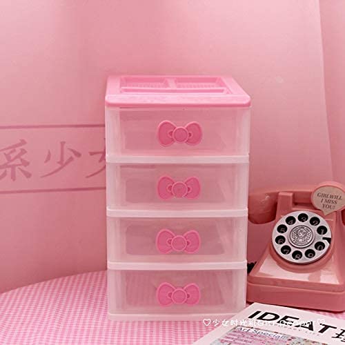 PEXIZUAN Kawaii Makeup Organizer/ Desk Organizer for Room Accessories. Desk/ Room Decor for Room