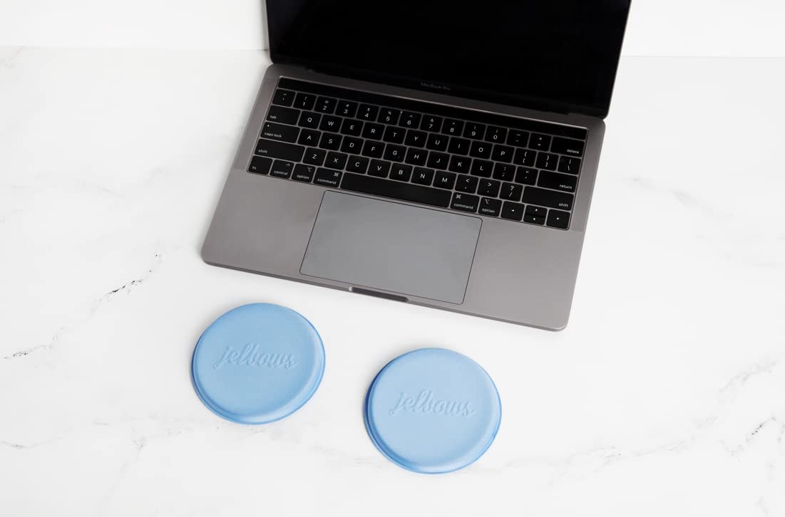 Jelbows Ergonomic Fabric Wrist Rest Set for Arms & Elbows, Comfort for Office & Gaming, Wrist and
