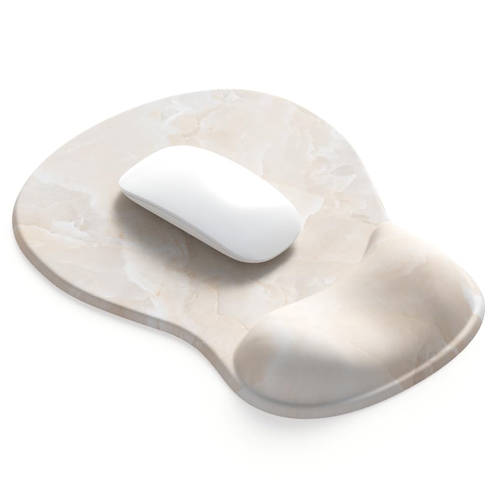 ErgoComfort Gel Wrist Rest Mouse Pad-Ergonomic Office Mousepad with Wrist Support-Non-Slip, Design